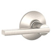 F40-LAT-618 Schlage F Series - Latitude Lever style with Privacy Lock Function in Polished Nickel