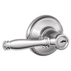 F51A-BIR-625 Schlage F Series - Birmingham Lever style with Keyed Entrance Lock Function in Bright Chrome