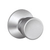 F10-BEL-626 Schlage F Series - Knob Bell Style with Passage Lock Function in Satin Chrome
