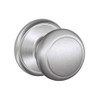 F170-AND-626 Schlage F Series - Knob Andover Style with Single Dummy Trim Function in Satin Chrome