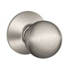 F170-ORB-619 Schlage F Series - Knob Orbit Style with Single Dummy Trim Function in Satin Nickel