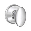 F40-SIE-625 Schlage F Series - Knob Siena Style with Privacy Lock Function in Bright Chrome