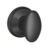 F40-SIE-622 Schlage F Series - Knob Siena Style with Privacy Lock Function in Matte Black