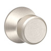 F40-BWE-618 Schlage F Series - Knob Bowery Style with Privacy Lock Function in Polished Nickel