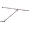 455S-US32D-SE-SHIM-3 Glynn Johnson 450 Series Medium Duty Surface Overhead in Satin Stainless Steel