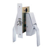 HL6-9465-626 Glynn Johnson HL6 Series Closet/Storeroom Function Push and Pull latch with Mortise Lock in Satin Chrome Finish