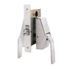 HL6-9466-630 Glynn Johnson HL6 Series Store/Utility Function Push and Pull latch with Mortise Lock in Satin Stainless Steel Finish