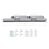 310-4-3-24D-630 Folger Adam Electric Strike in Satin Stainless Steel