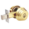 E61-05A Arrow Lock E Series Deadbolt in Antique Brass Finish