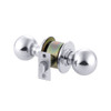 MK02-BD-26 Arrow Lock MK Series Non Keyed Cylindrical Locksets for Privacy with BD Knob in Bright Chromium Finish