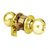 MK13-BD-05A Arrow Lock MK Series Cylindrical Locksets Single Cylinder for Exterior with BD Knob in Antique Brass Finish