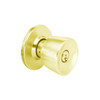 MK05-DD-03 Arrow Lock MK Series Communicating Knob with DD Design in Bright Brass Finish