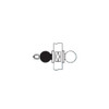 MK12-DD-10 Arrow Lock MK Series Storeroom Knob with DD Design in Satin Bronze