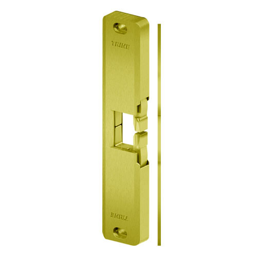 4800F-US3 Series Fire Rated Surface Mounted Electric Strike in Bright Brass