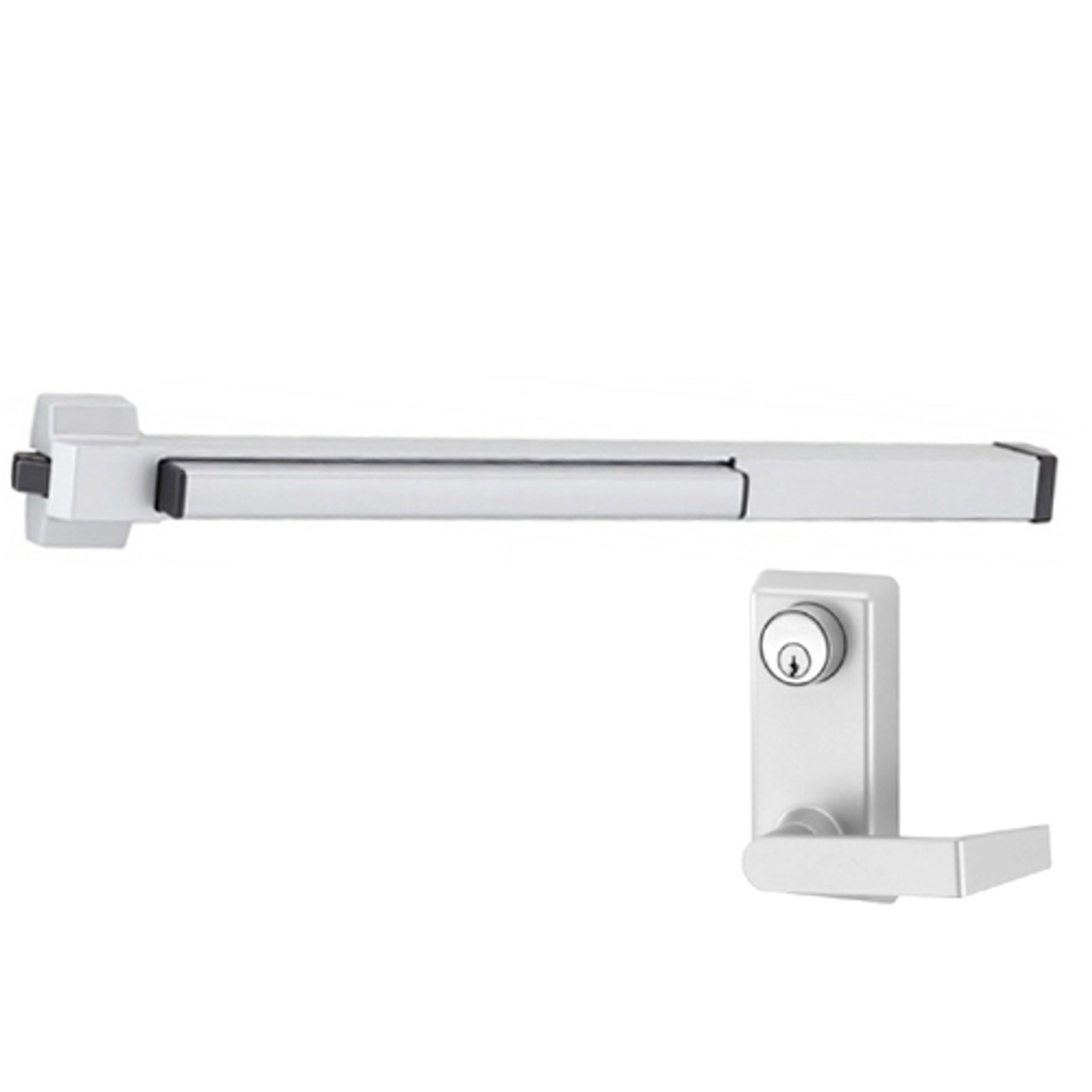 LD22L-SP28-3-RHR Von Duprin Exit Device in Sprayed Aluminum