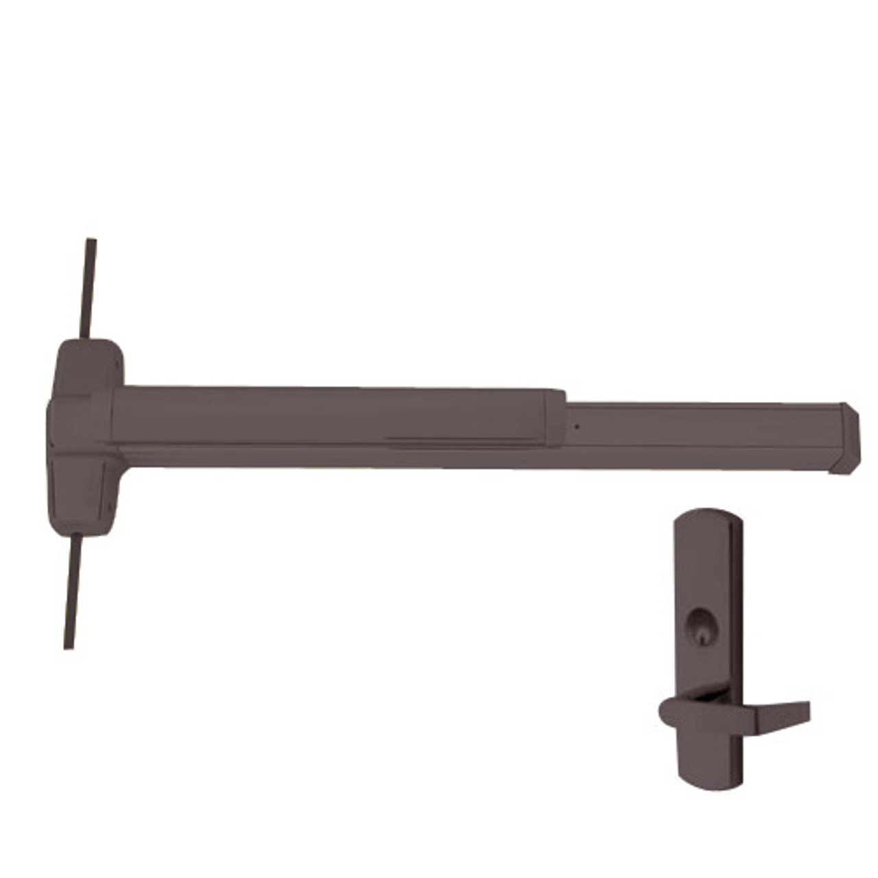 LD9948L-313-4-RHR Von Duprin Exit Device in Duranodic Dark Bronze