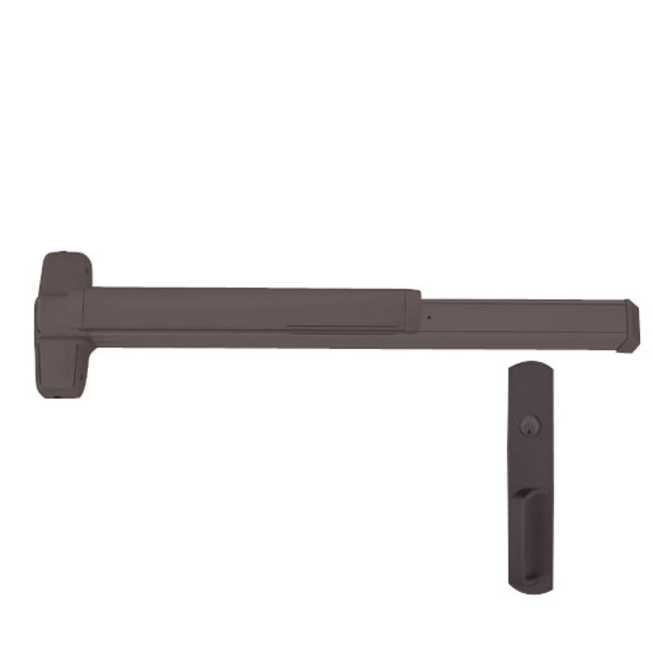 LD-9850WDC-NL-313-4 Von Duprin Exit Device in Duranodic Dark Bronze