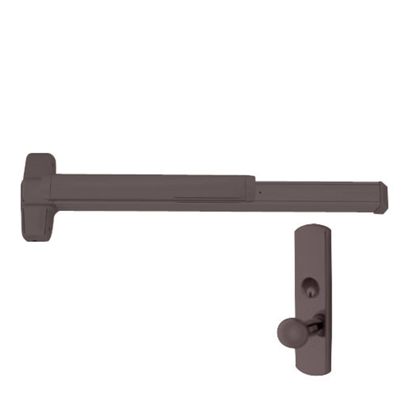 LD-9850WDC-K-313-4 Von Duprin Exit Device in Duranodic Dark Bronze