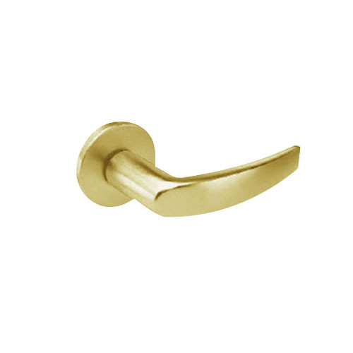 BM22-VL-04 Arrow Mortise Lock BM Series Office Lever with Ventura Design in Satin Brass