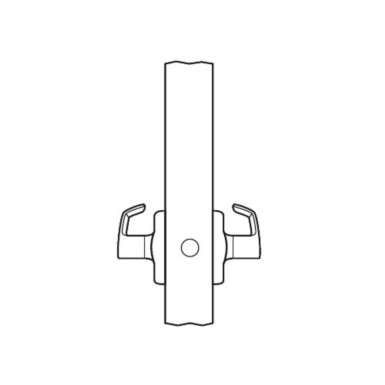 BM09-HSL-26D Arrow Mortise Lock BM Series Full Dummy Lever with Hastings Design in Satin Chrome