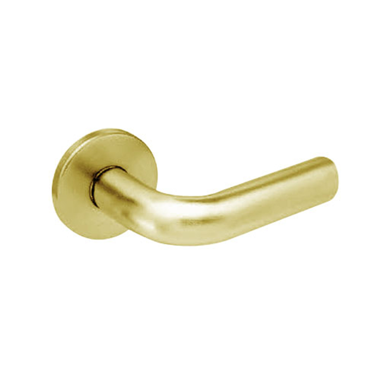 BM38-NL-04 Arrow Mortise Lock BM Series Classroom Security Lever with Neo Design in Satin Brass
