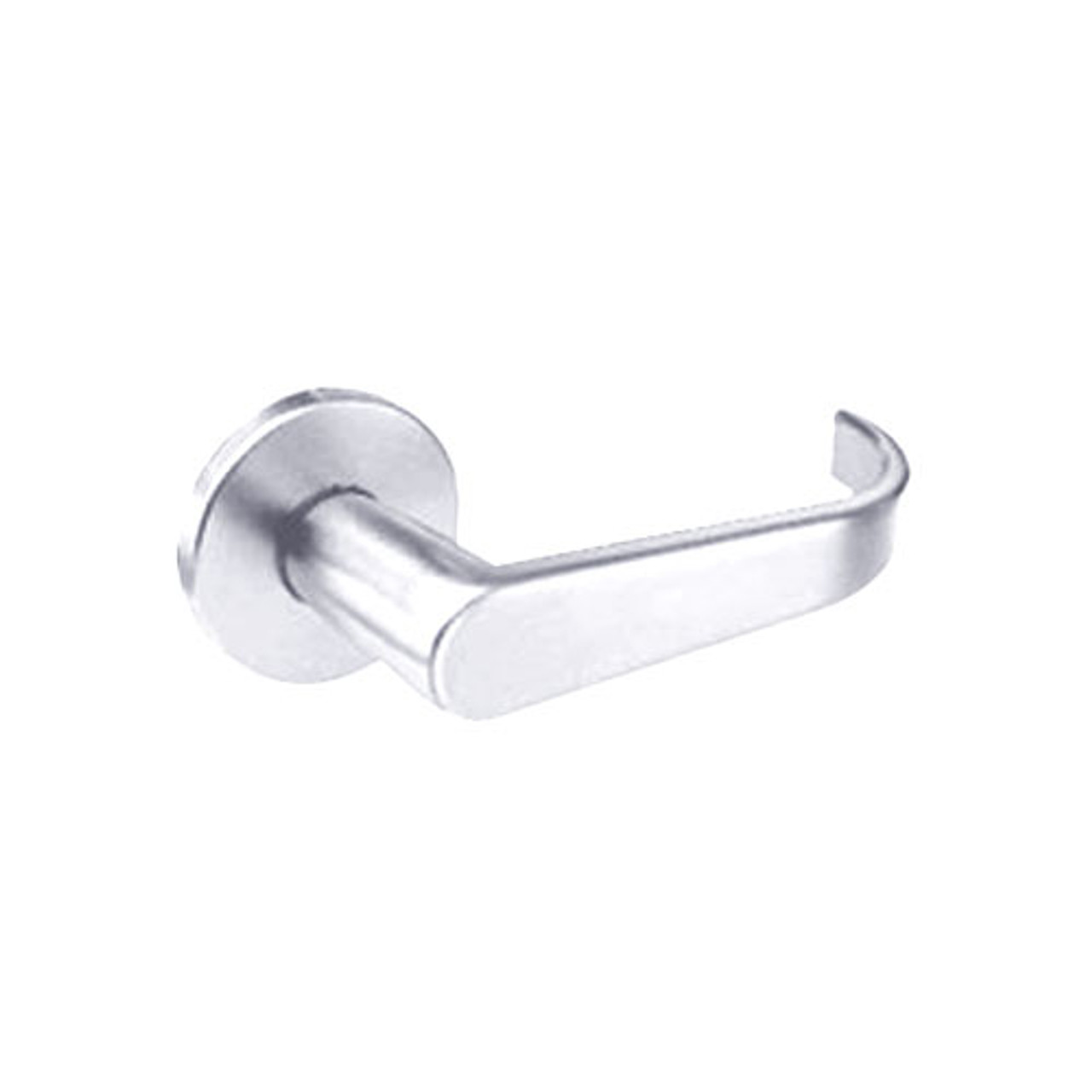 BM20-BRL-26 Arrow Mortise Lock BM Series Entrance Lever with Broadway Design in Bright Chrome