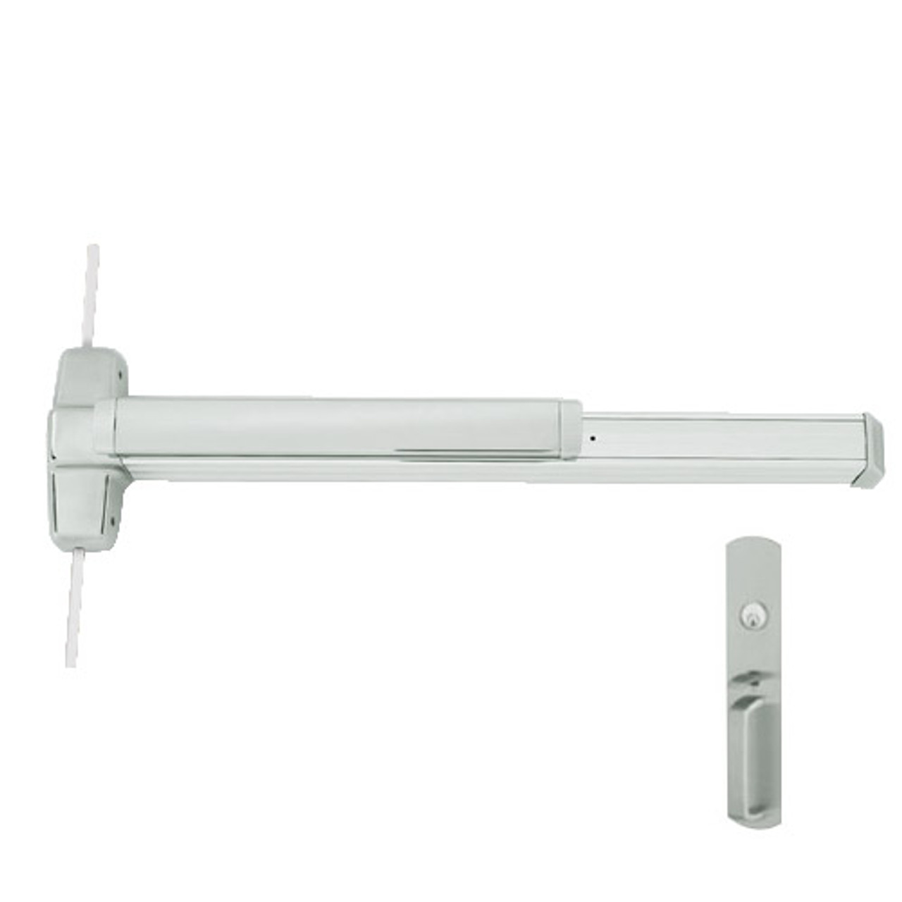 LD9827TP-US26D-4 Von Duprin Exit Device in Satin Chrome