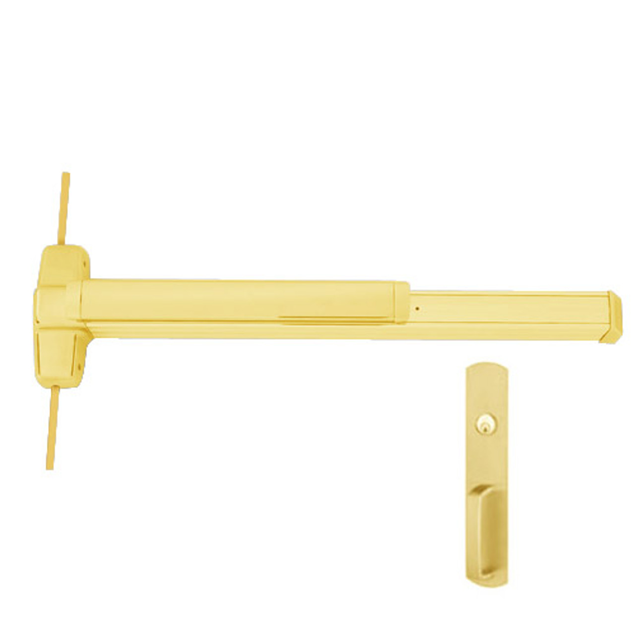 LD9827NL-US3-3 Von Duprin Exit Device in Bright Brass