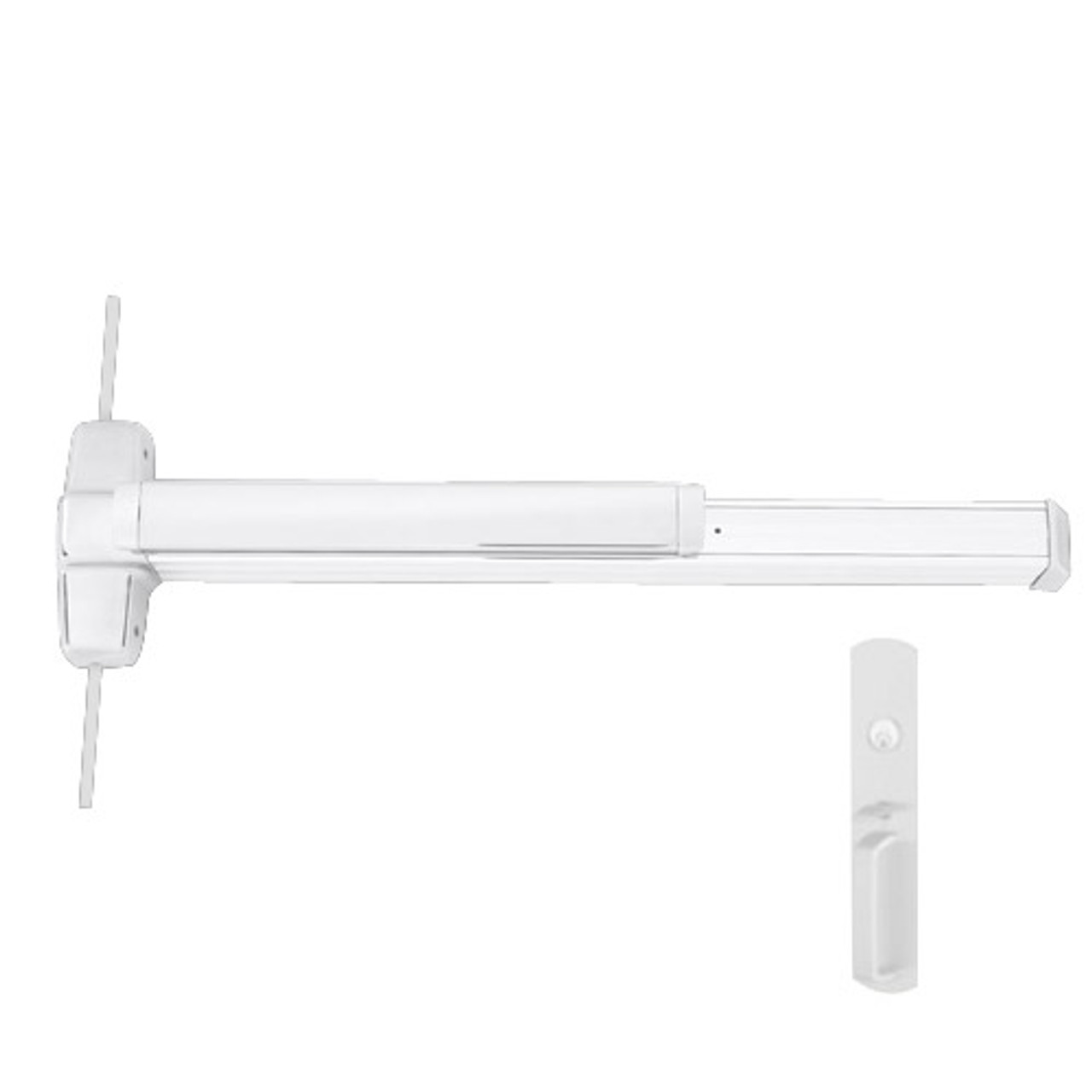 LD9827TP-US26-3 Von Duprin Exit Device in Bright Chrome