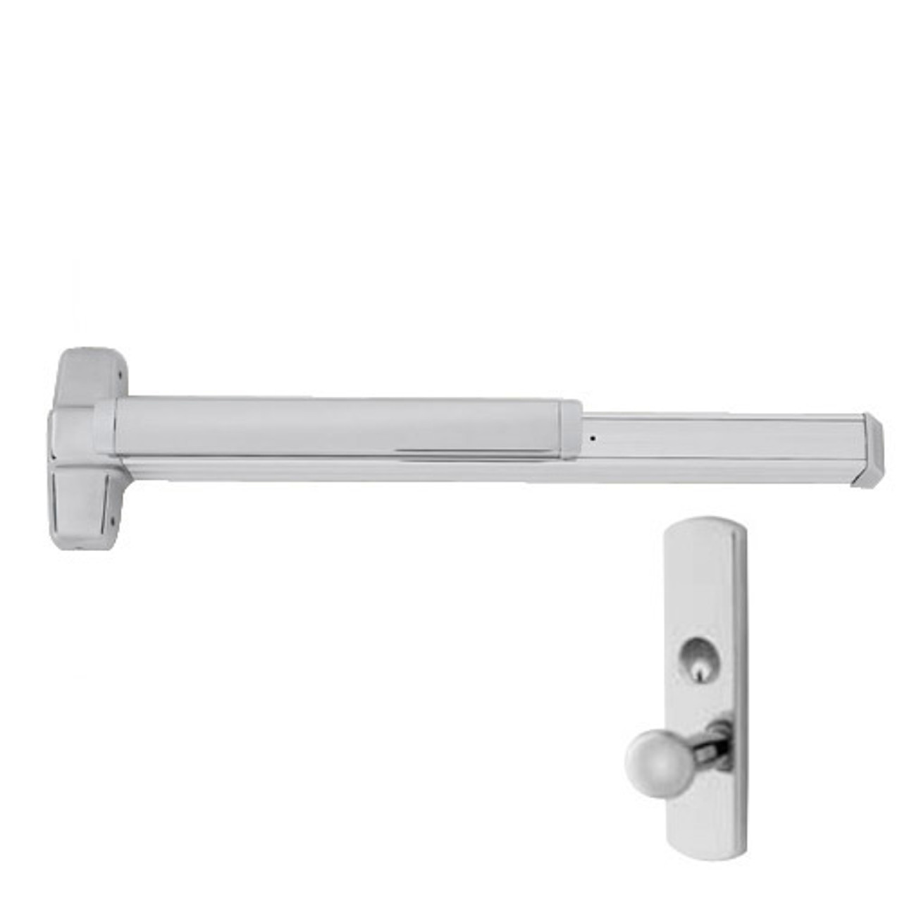 EL9847WDC-K-US32D-3 Von Duprin Exit Device with Electric Latch Retraction in Satin Stainless