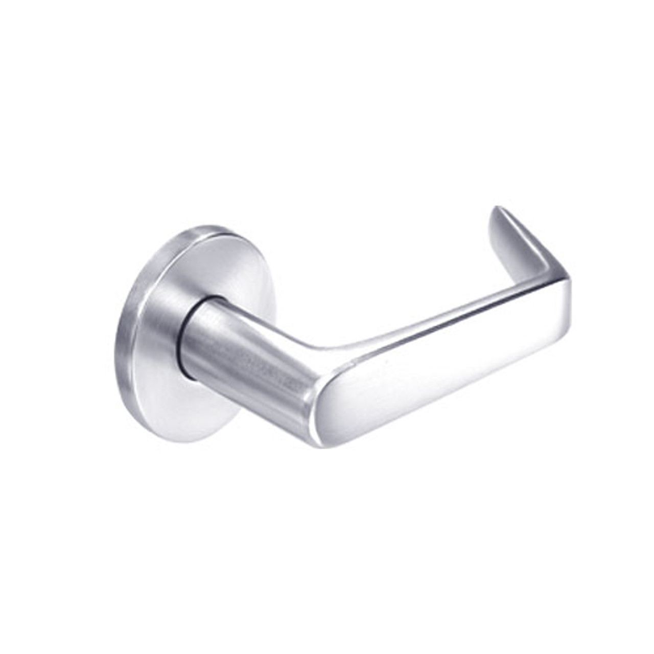 BM33-XL-26 Arrow Mortise Lock BM Series Storeroom Lever with Xavier Design in Bright Chrome