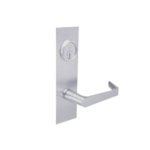 BM32-XH-26D Arrow Mortise Lock BM Series Vestibule Lever with Xavier Design and H Escutcheon in Satin Chrome
