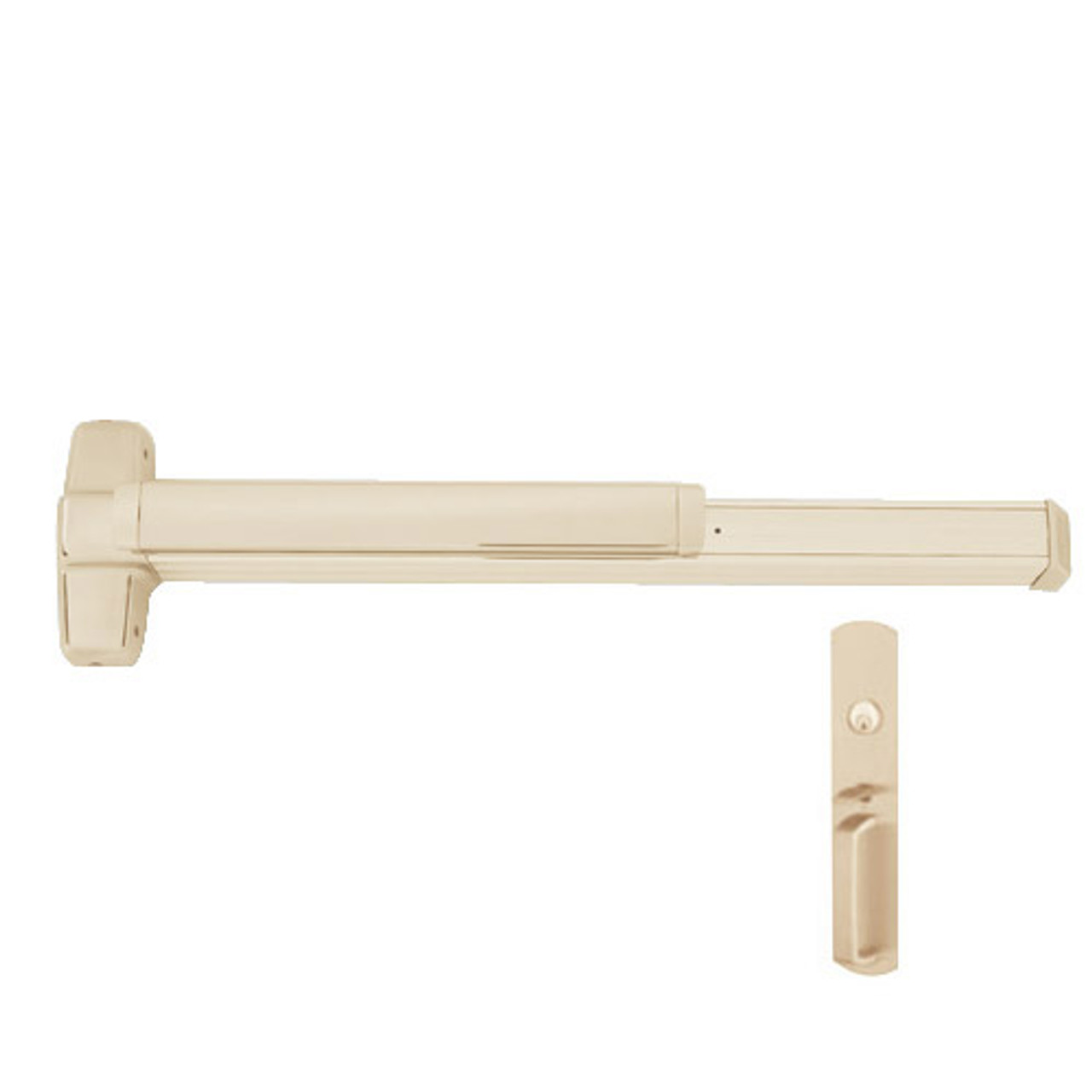 EL9847TP-US4-3 Von Duprin Exit Device in Satin Brass