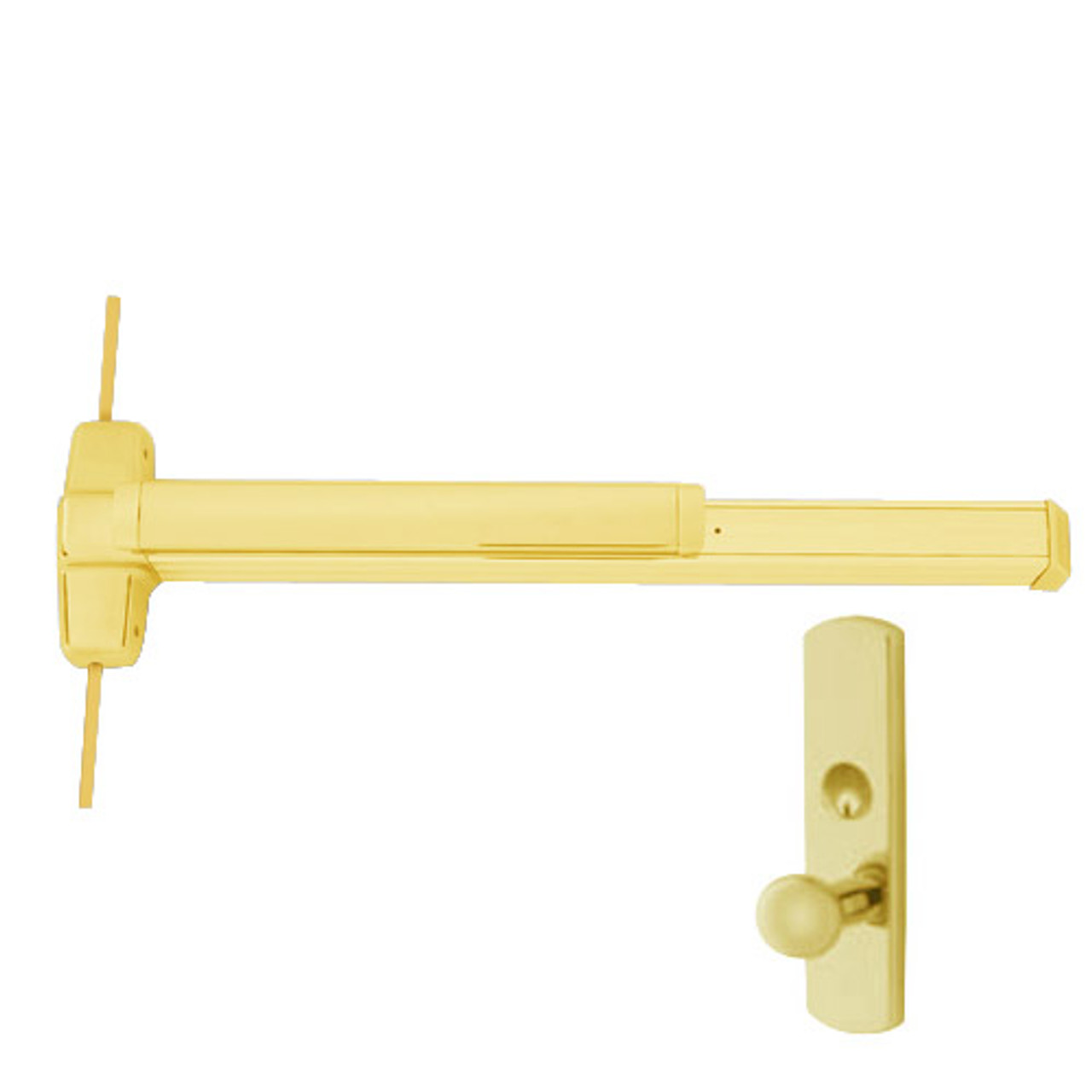 EL9827K-US3-4 Von Duprin Exit Device in Bright Brass