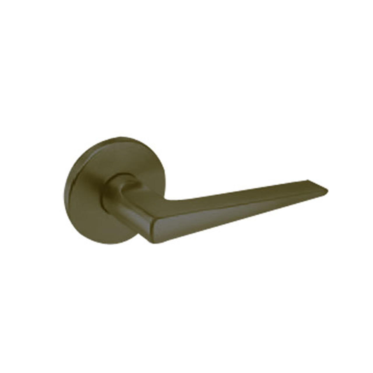 BM31-JL-10B Arrow Mortise Lock BM Series Storeroom Lever with Javelin Design in Oil Rubbed Bronze