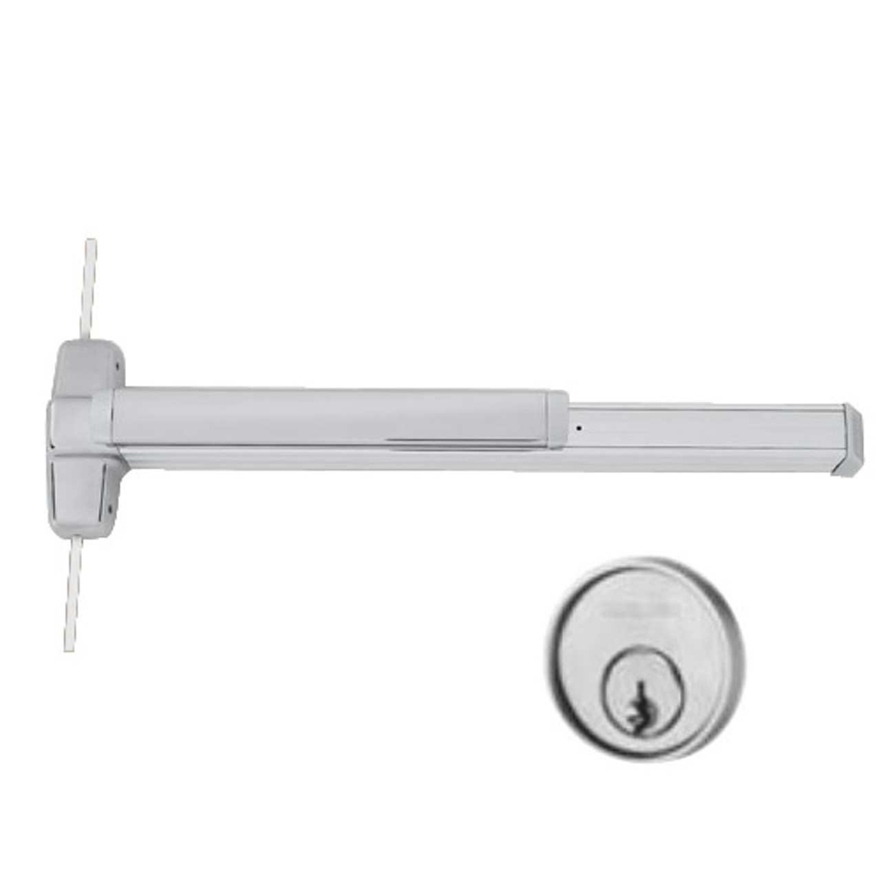 QEL-9848NL-OP-US32D-3 Von Duprin Exit Device in Satin Stainless