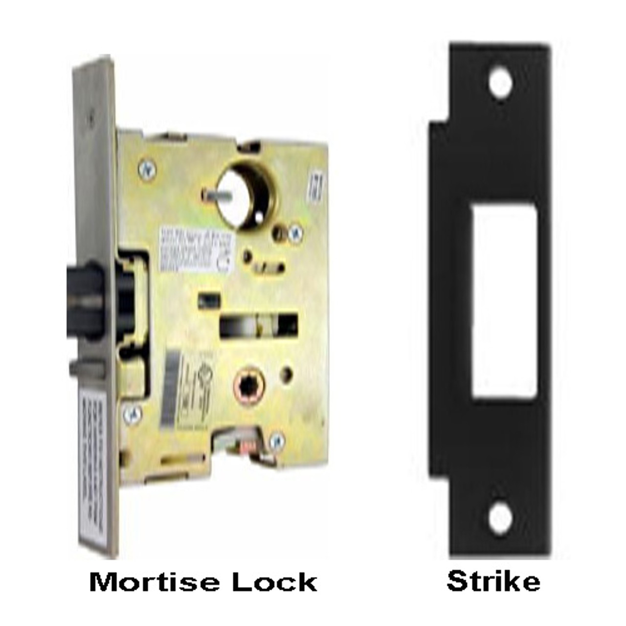 QEL9875EO-US28-3 Von Duprin Mortise Lock and Strike