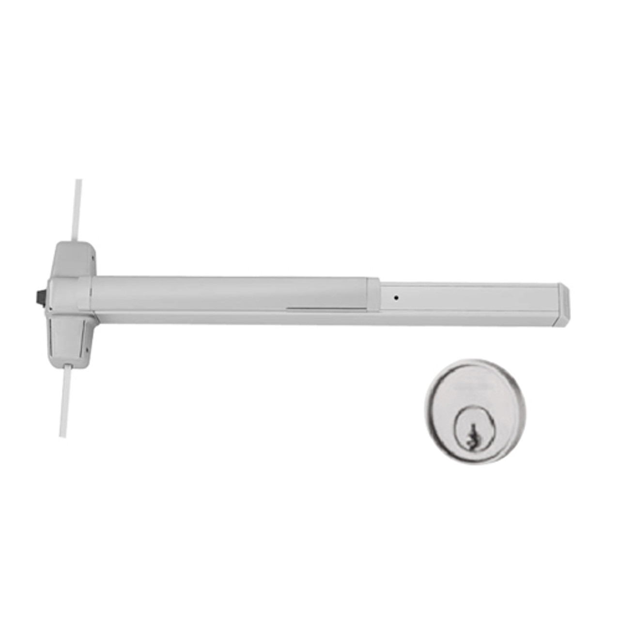 QEL9857NL-OP-US32D-3 Von Duprin Exit Device in Satin Stainless