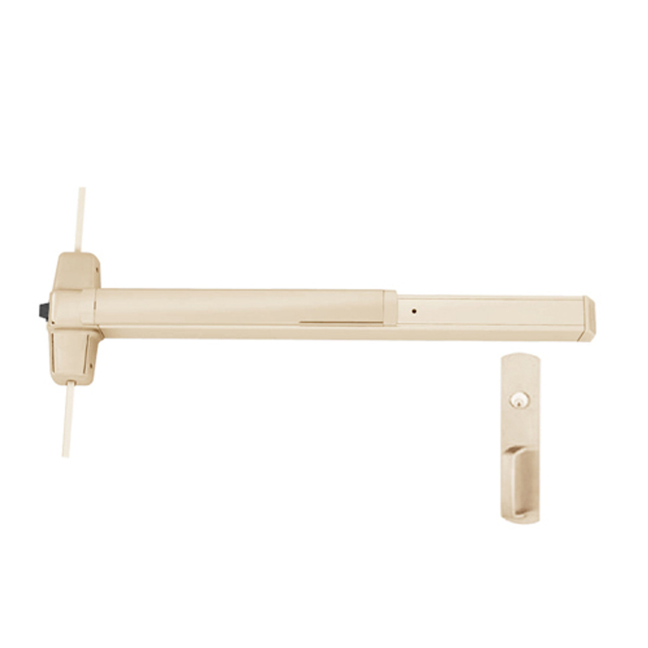 QEL9857NL-US4-4 Von Duprin Exit Device in Satin Brass