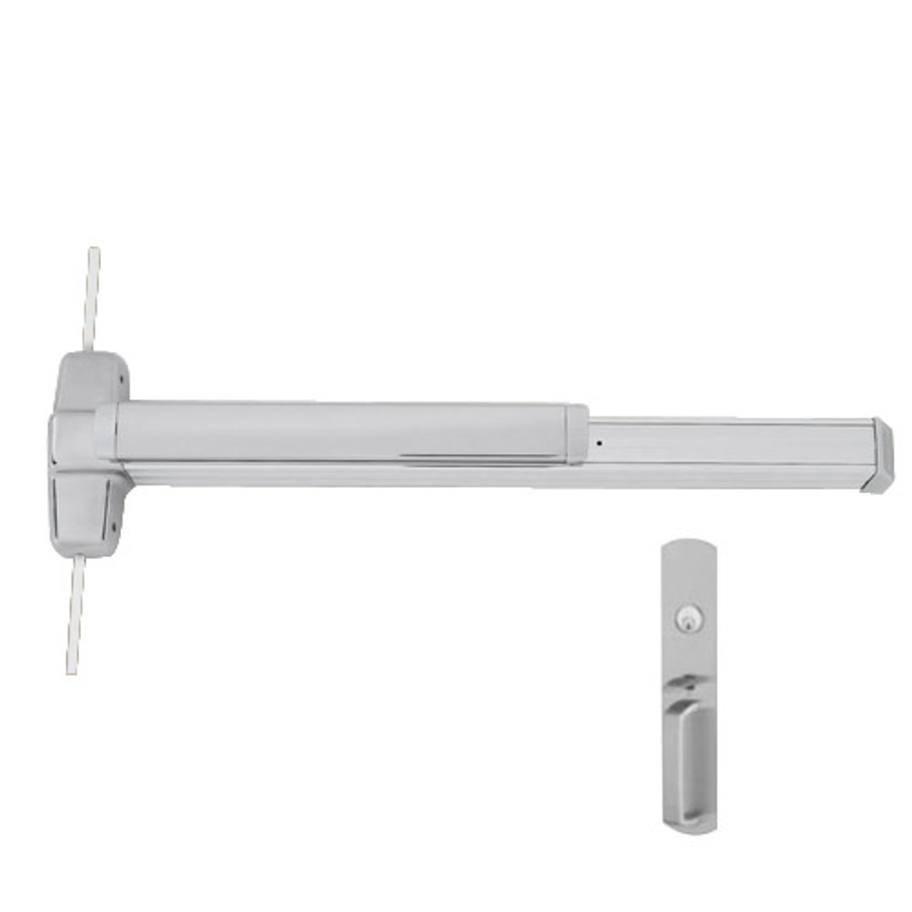 QEL9827TP-US32D-4 Von Duprin Exit Device in Satin Stainless