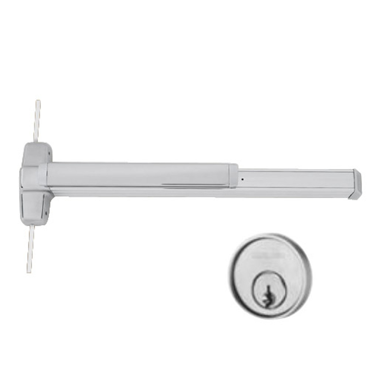 QEL9827NL-OP-US32D-3 Von Duprin Exit Device in Satin Stainless