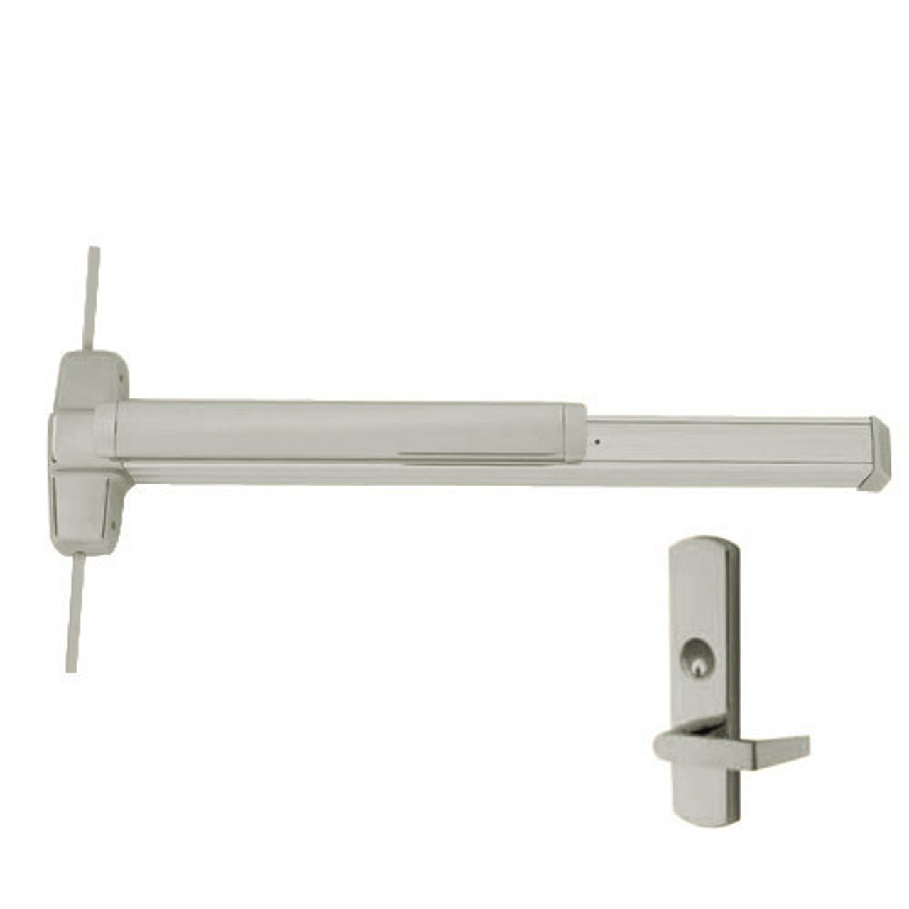 9827L-US15-2-RHR Von Duprin Exit Device in Satin Nickel