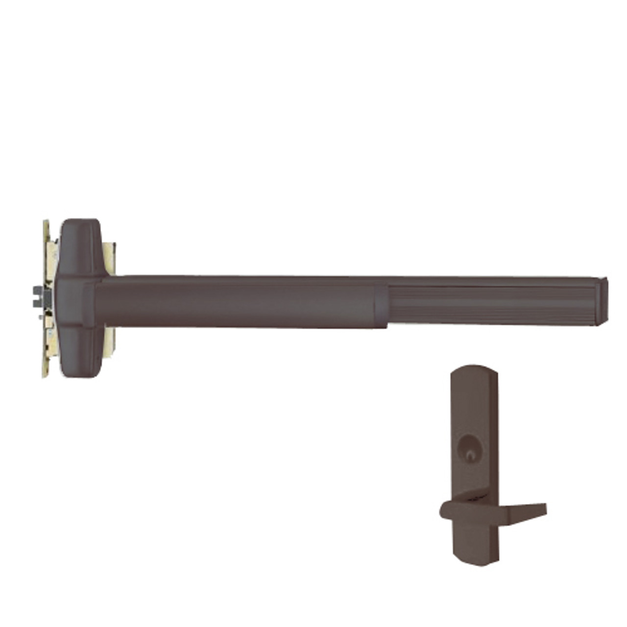 9875L-313-4-RHR Von Duprin Exit Device in Duranodic Dark Bronze