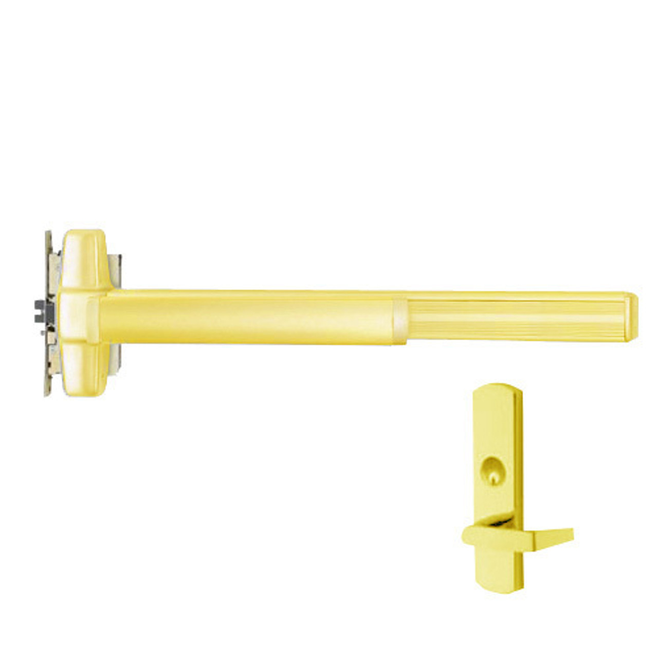 9975L-F-US3-3-RHR Von Duprin Exit Device in Bright Brass