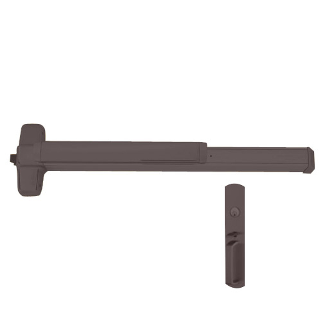 QEL99TP-313-3 Von Duprin Exit Device in Duranodic Dark Bronze
