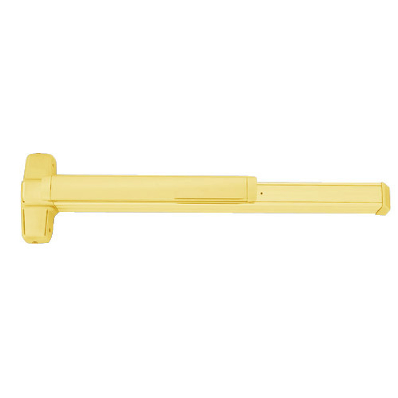 QEL9847WDC-EO-US3-3 Von Duprin Exit Device with Quiet Electric Latch in Bright Brass