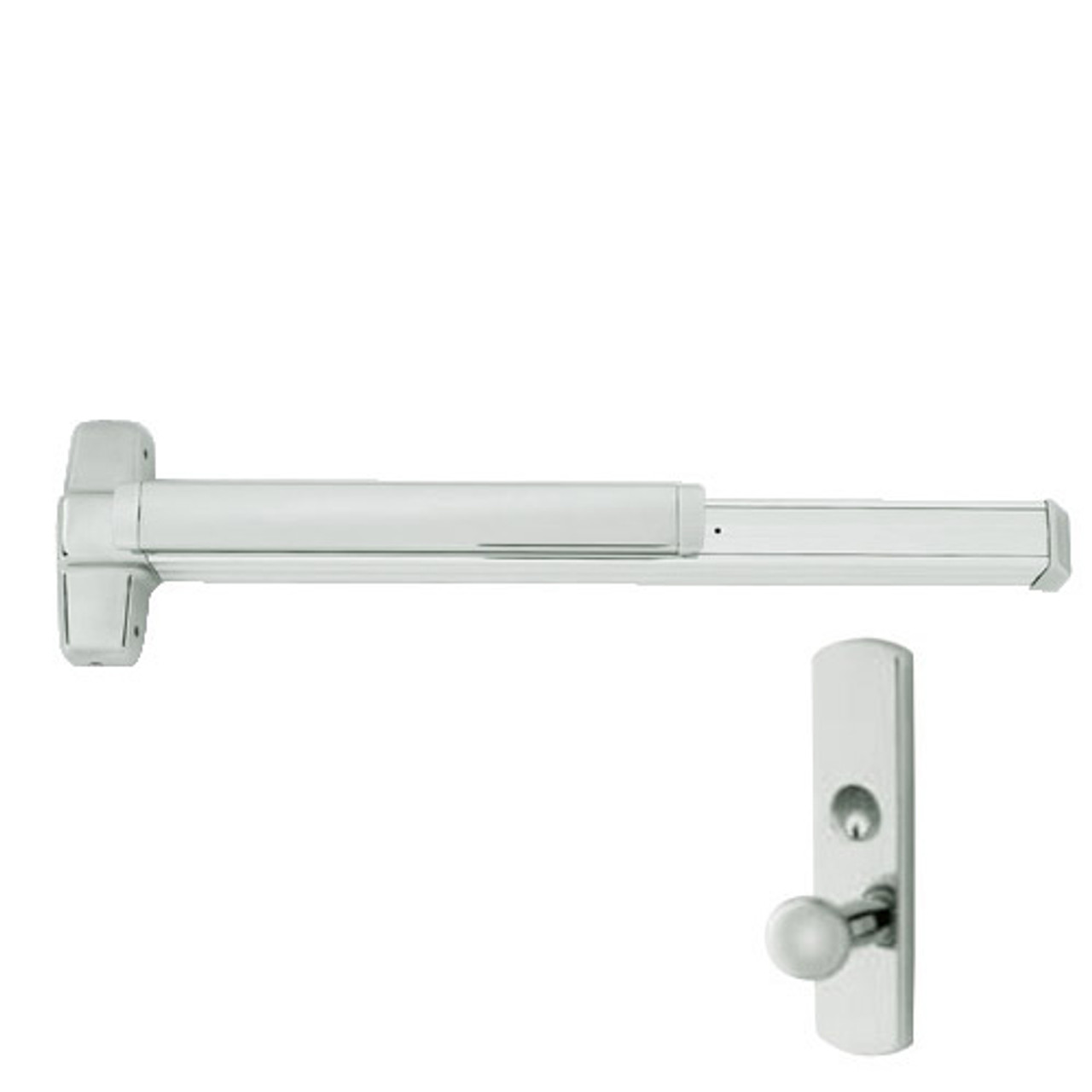 QEL9847WDC-K-US26D-3 Von Duprin Exit Device with Quiet Electric Latch in Satin Chrome