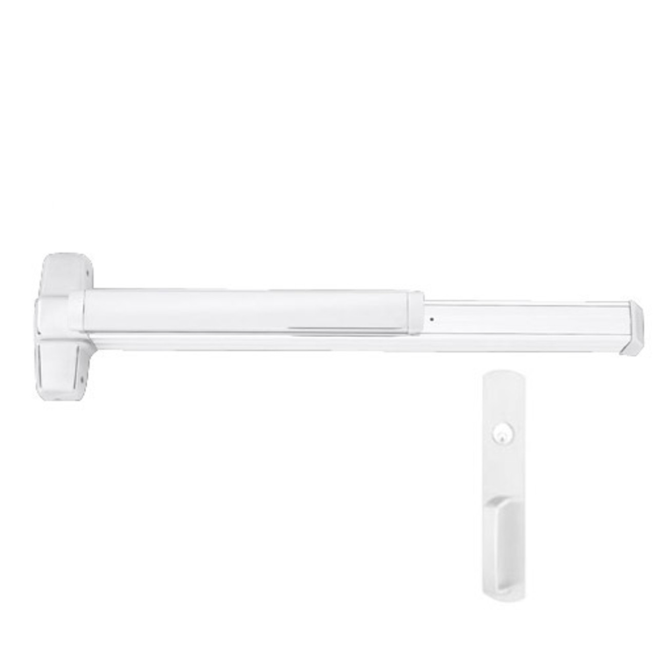 QEL9847WDC-NL-US26-4 Von Duprin Exit Device with Quiet Electric Latch in Bright Chrome