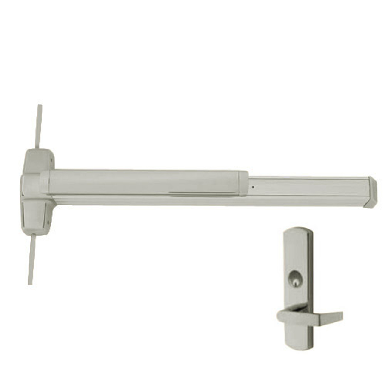 LD9827L-US15-4-RHR Von Duprin Exit Device in Satin Nickel