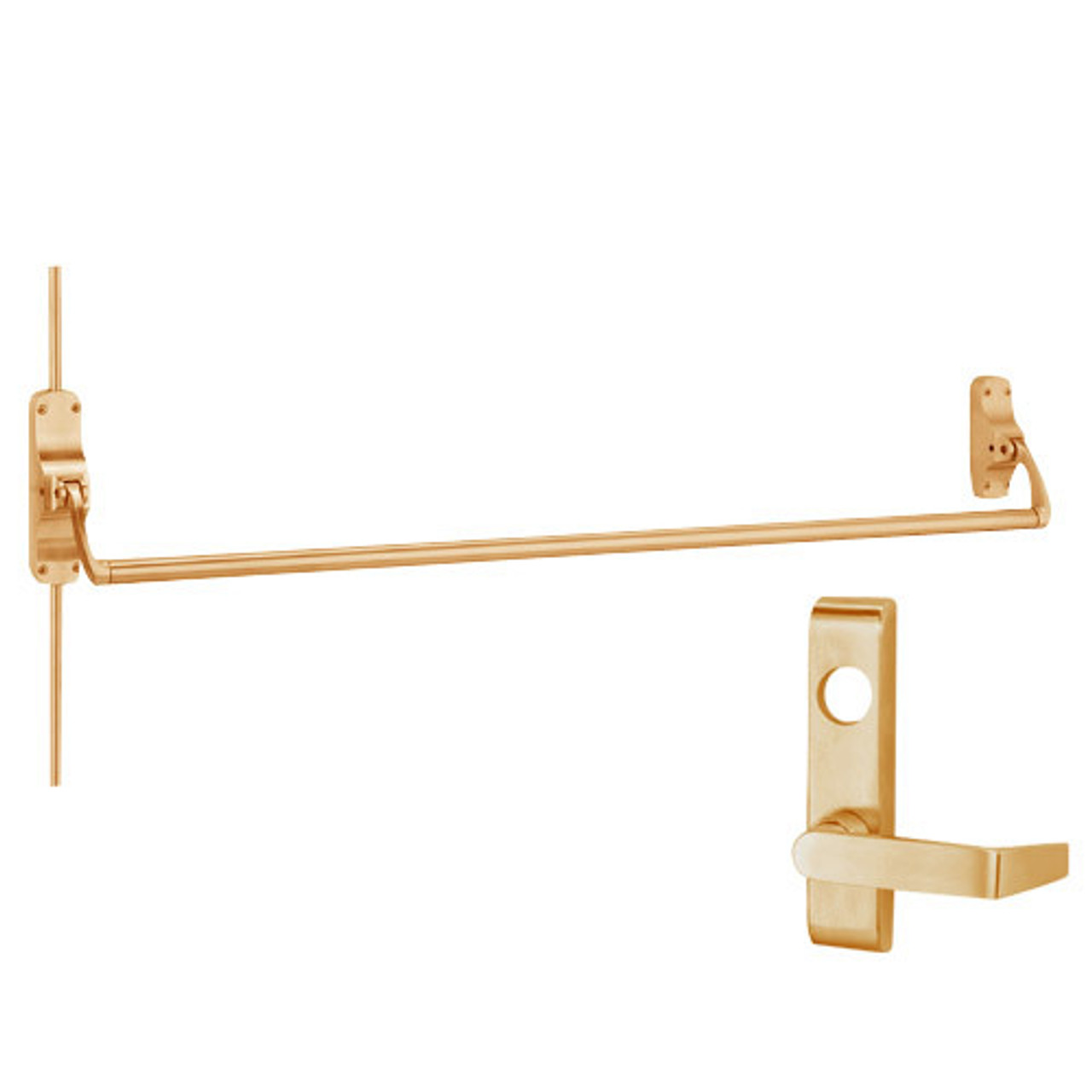 8827L-F-US10-RHR Von Duprin Exit Device in Satin Bronze